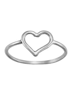 'Open Your Heart' Ring in Sterling Silver