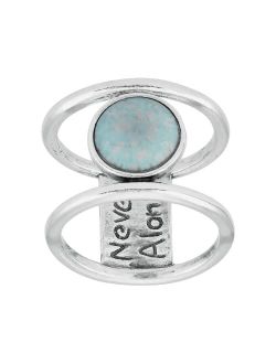 'Never Alone' Opal Ring in Sterling Silver