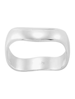 'Bold Move' Ring in Sterling Silver