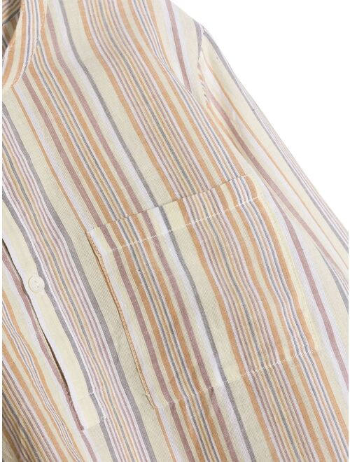 Bonpoint Artiste striped long-sleeved shirt