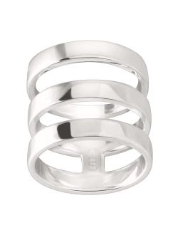 'Contemporary Art' Ring in Sterling Silver