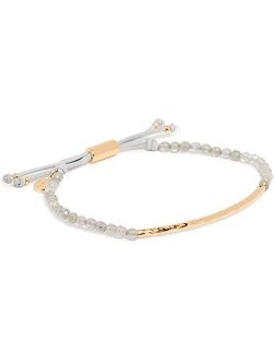Women's Power Gemstone Bracelet for Balance, Adjustable Slide Closure