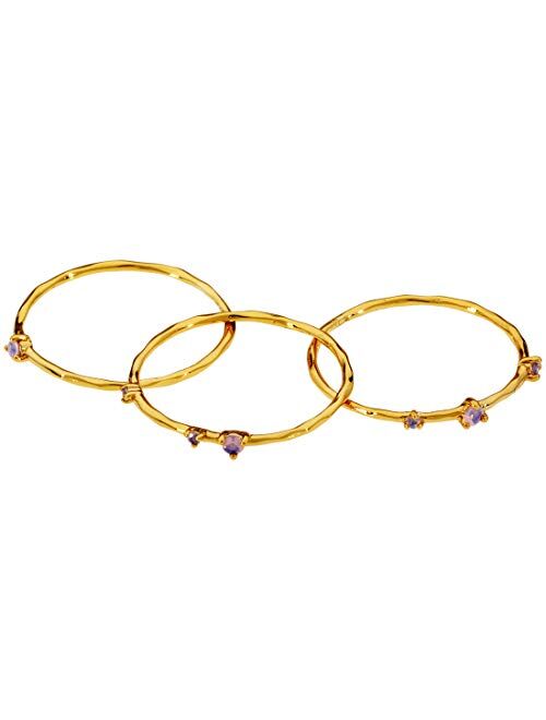 Gorjana Cleo Ring Set Of 3 Size 6 Gold 1953016233G