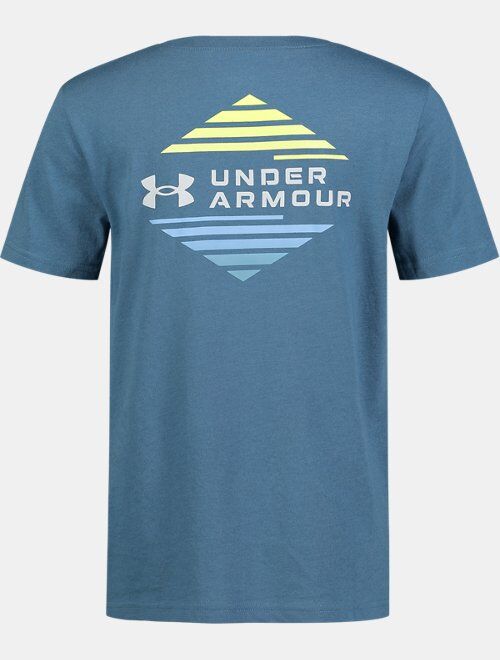 Under Armour Boys' UA Outdoor Horizon Logo Short Sleeve T-Shirt