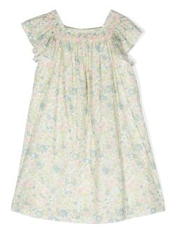 Coryse floral-print smock dress