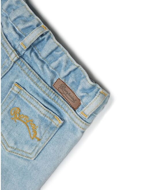 Bonpoint logo-embroidered jeans