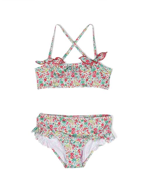 Bonpoint floral-print bikini set