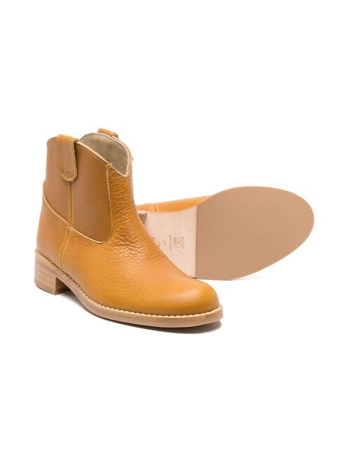 Bonpoint leather ankle boots