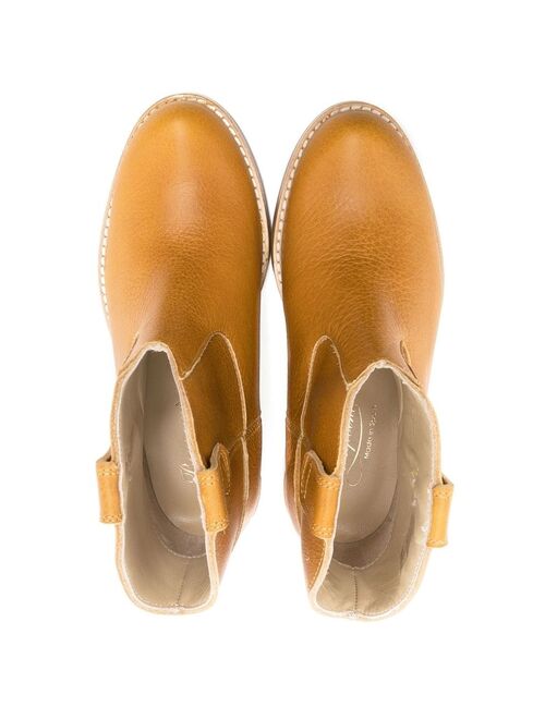 Bonpoint leather ankle boots