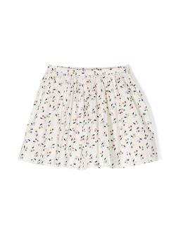 cherry-print mini skirt