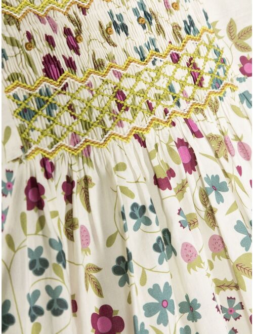 Bonpoint Paysanne floral-print smock dress