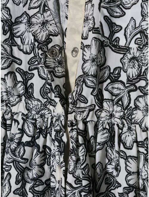 Bonpoint Gisele floral-print shirt dress