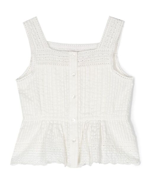 Bonpoint Athena button-front vest