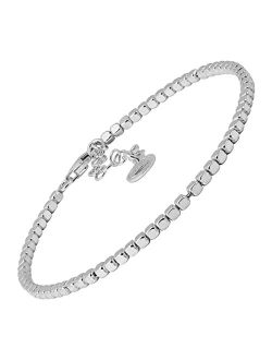 'Maggiore' Chain Bracelet in Sterling Silver, 7"   1"