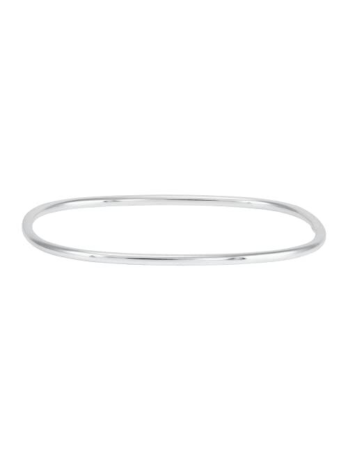 Silpada 'on the Square' Bangle Bracelet in Sterling Silver, 7.5"