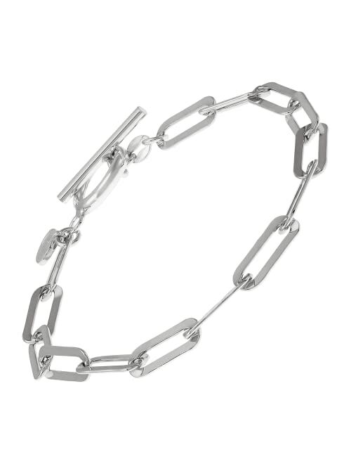 Silpada 'Let's Link' Toggle Chain Bracelet in Sterling Silver, 7.5"