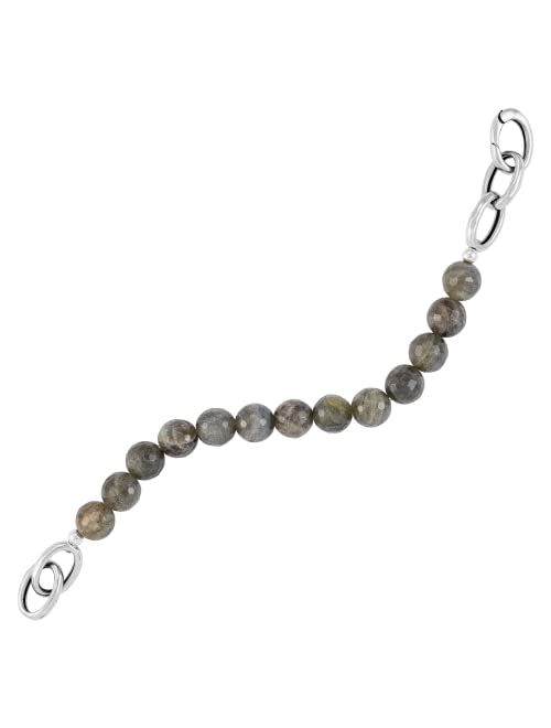 Silpada 'Upon Reflection' Sterling Silver Labradorite Bead Bracelet, 6.5"