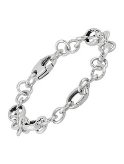 'Add Up' Sterling Silver Link Bracelet, 7.5"