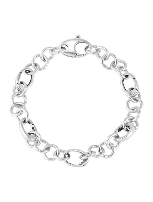 Silpada 'Add Up' Sterling Silver Link Bracelet, 7.5"