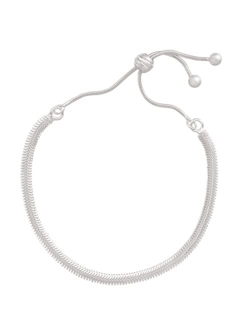 Silpada 'Capri' Adjustable Bolo Bracelet in Sterling Silver, 8.75"