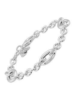 'Trilogy of Hope' Link Chain Bracelet, 7.5"