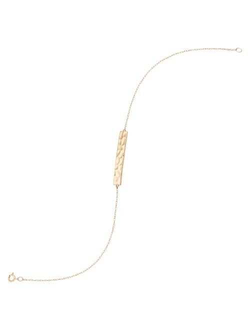Silpada 'Subtle Waves' Bracelet in 10K Yellow Gold, 7.5"