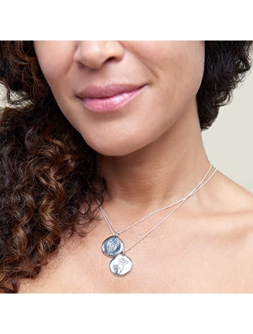 Silpada 'Floral Joy' Sterling Silver Pendant Necklace, 16" + 2"