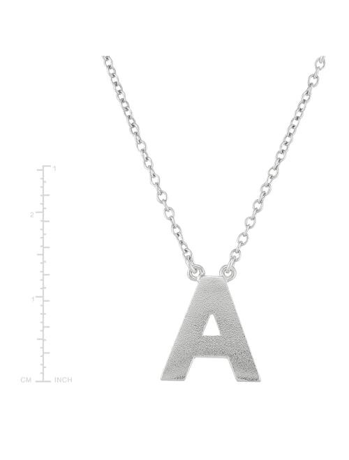 Silpada WhatS in a Name Initial Pendant Necklace in Sterling Silver, 16 + 2