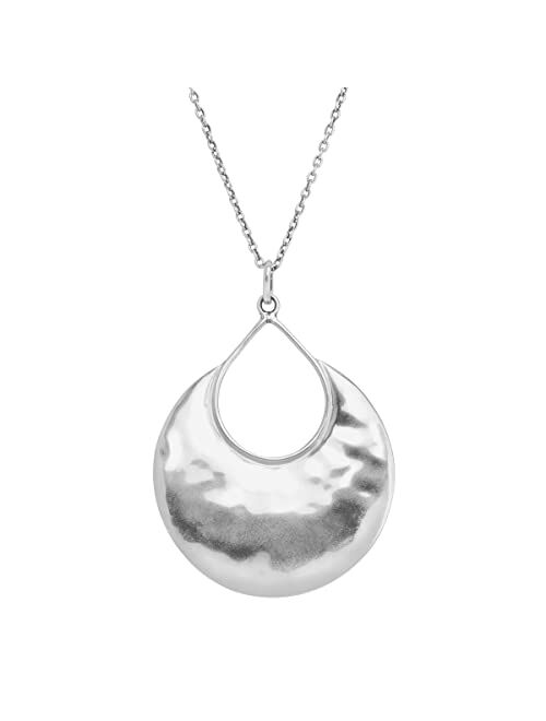 Silpada 'Crescent Drop' Pendant Necklace in Sterling Silver