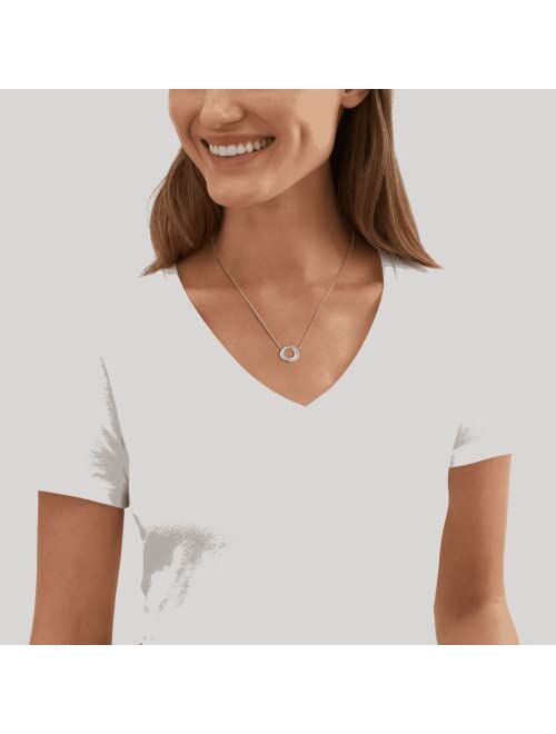 Silpada 'Karma Swirl' Pendant Necklace in Sterling Silver, 18" + 2"