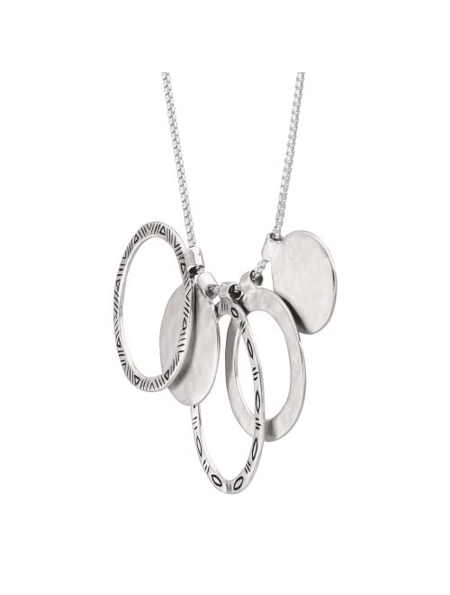 Silpada 'Most Clever' Pendant Necklace in Sterling Silver, 18" + 2"