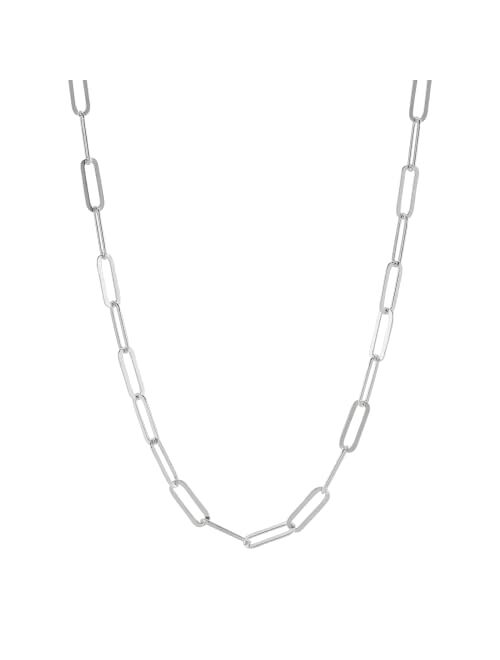 Silpada 'Graffetta Matte' Chain Necklace in Sterling Silver