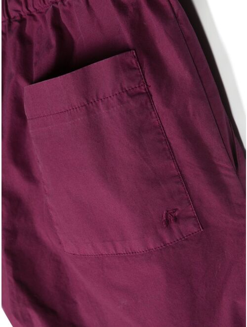 Bonpoint paperbag waist cotton trousers