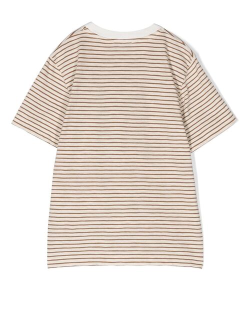Bonpoint stripe pattern short-sleeve T-shirt