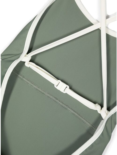 Bonpoint crossover-straps swimsuit