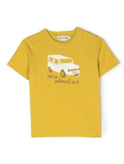 car-print T-shirt