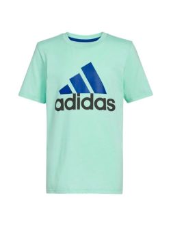 Big Boys Short Sleeve 2-Tone Sportswear Logo T-shirt