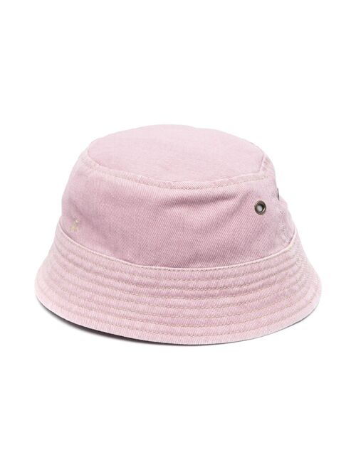 Bonpoint eyelet-detail bucket hat