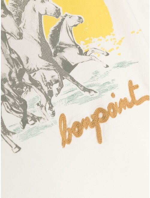 Bonpoint Thida horse-print T-shirt