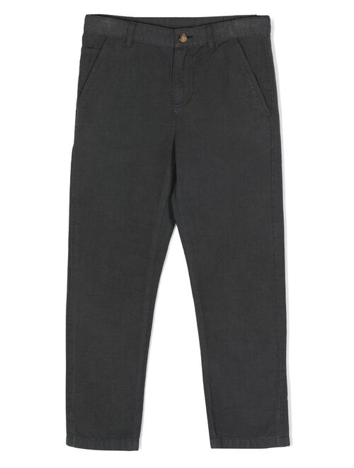 Bonpoint Darcy cotton-linen trousers