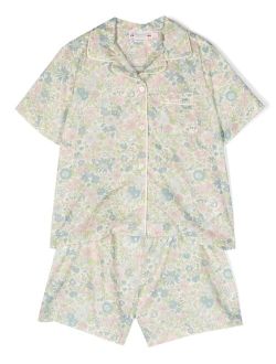 floral-print cotton pyjama set