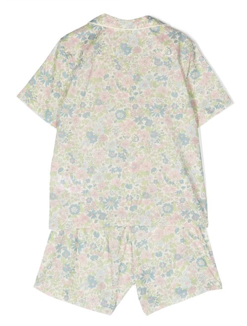 Bonpoint floral-print cotton pyjama set