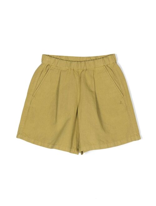 Bonpoint elasticated-waisted pleated shorts