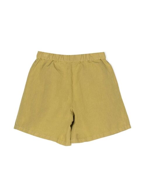 Bonpoint elasticated-waisted pleated shorts