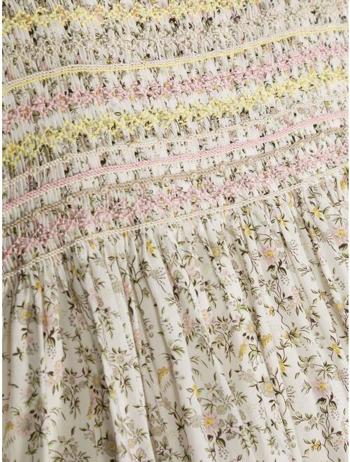 Bonpoint Duchesse floral-print smock dress