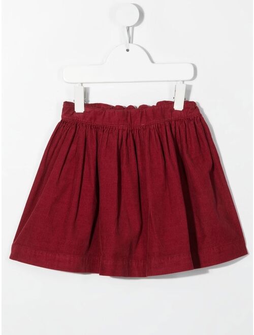 Bonpoint A-line corduroy skirt