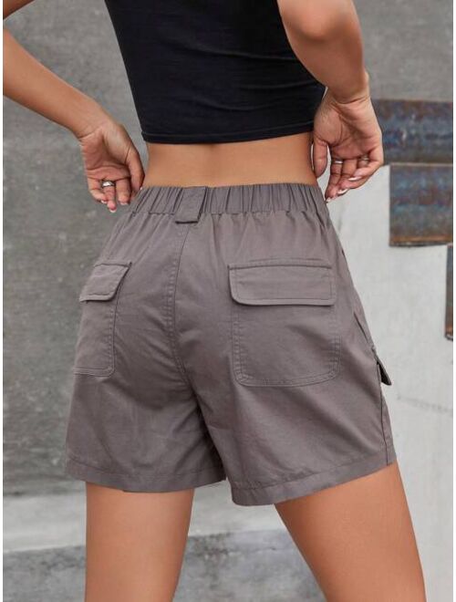 Shein Flap Pocket Cargo Shorts