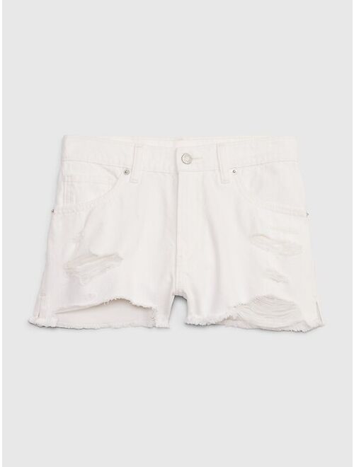 PROJECT GAP Low Rise Denim Beach Shorts with Washwell