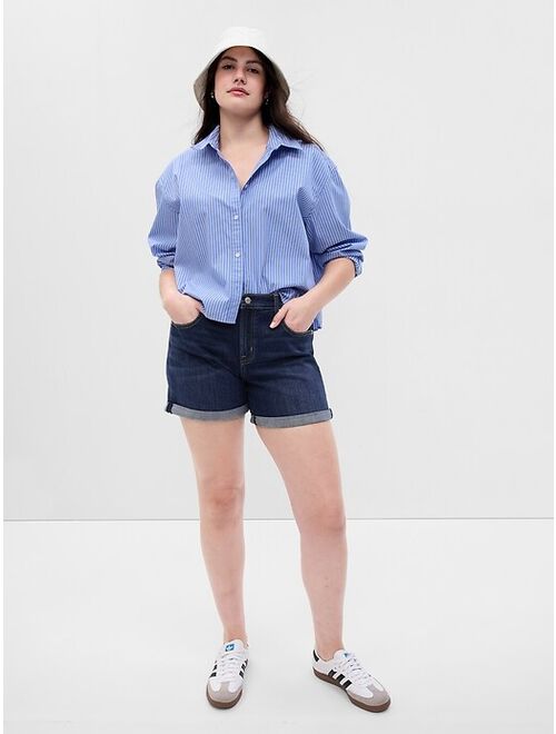 Gap 5" Mid Rise Girlfriend Shorts with Washwell
