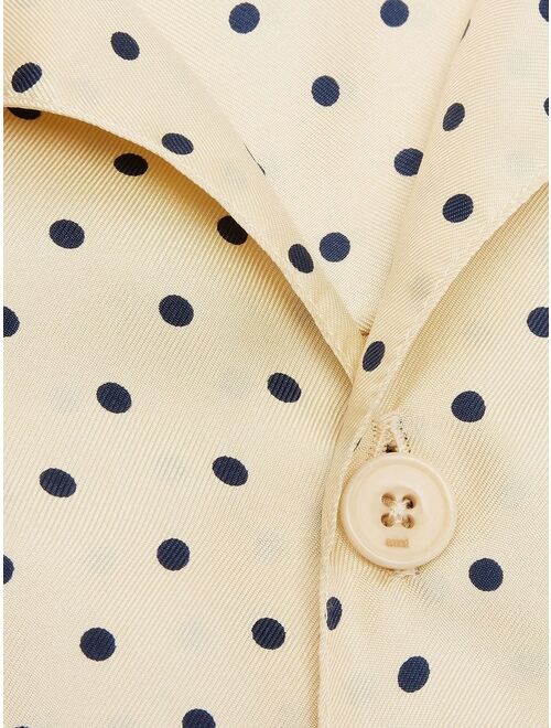 AMI Paris polka-dot print short-sleeve shirt